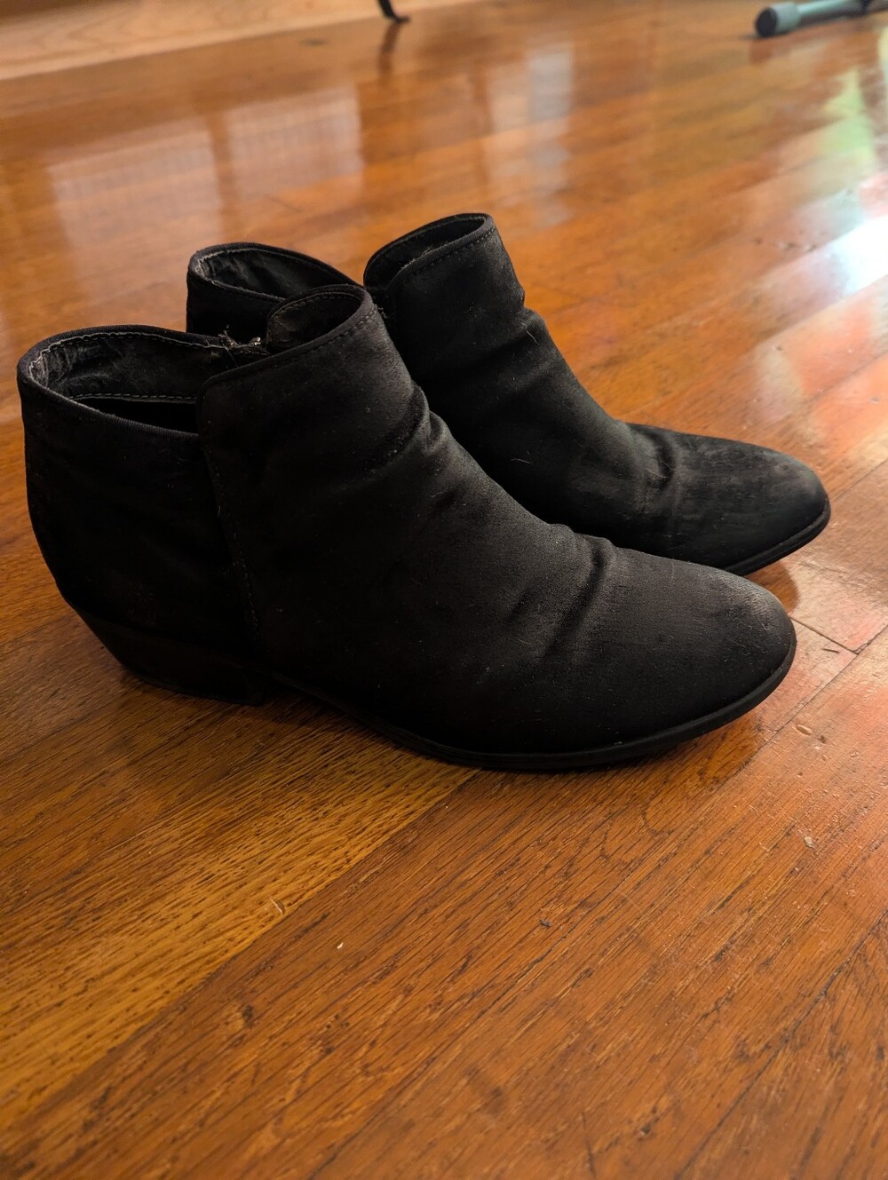 Faux Suade Ankle Boots Women's Size 9